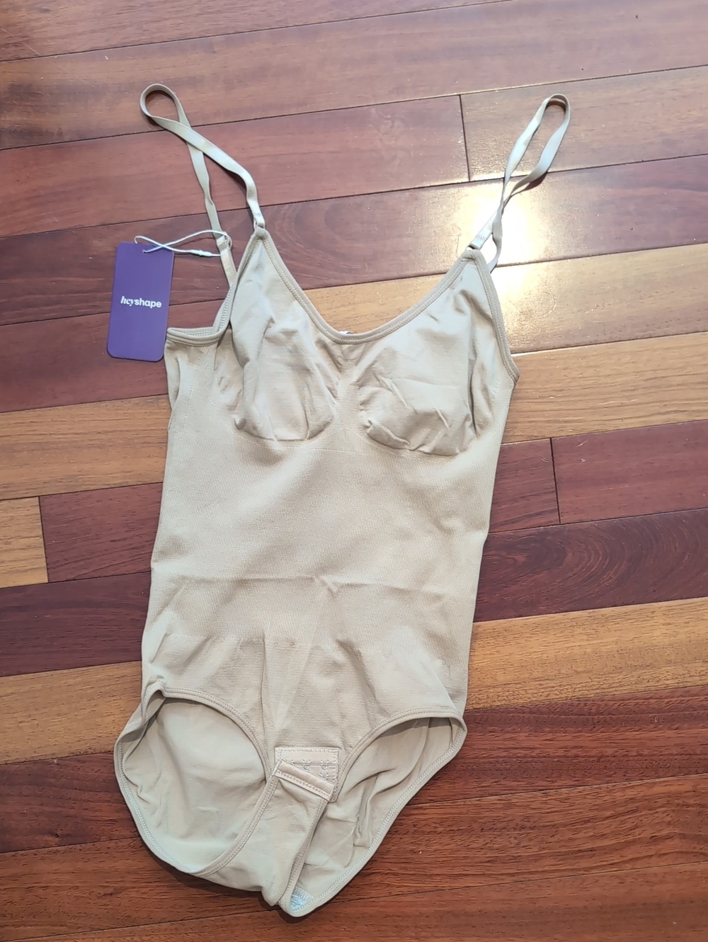 NWT Beige Shapewear Bodysuit for Women